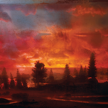 Kim Keever, Sunset 44d, 2007, Chromogenic print