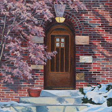 Colleen Zacharias  Gregoire, Japanese Maple in Snow, 2020