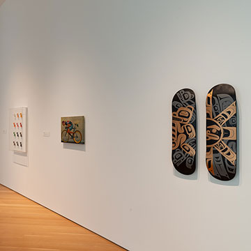 View of the installed artwork at the These Colors Will Not Run exhibition at the Nerman