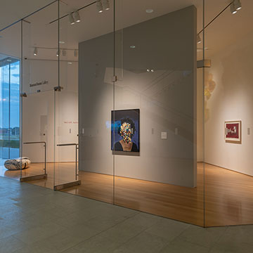 a view of the Wild Life exhibit at the Nerman Museum